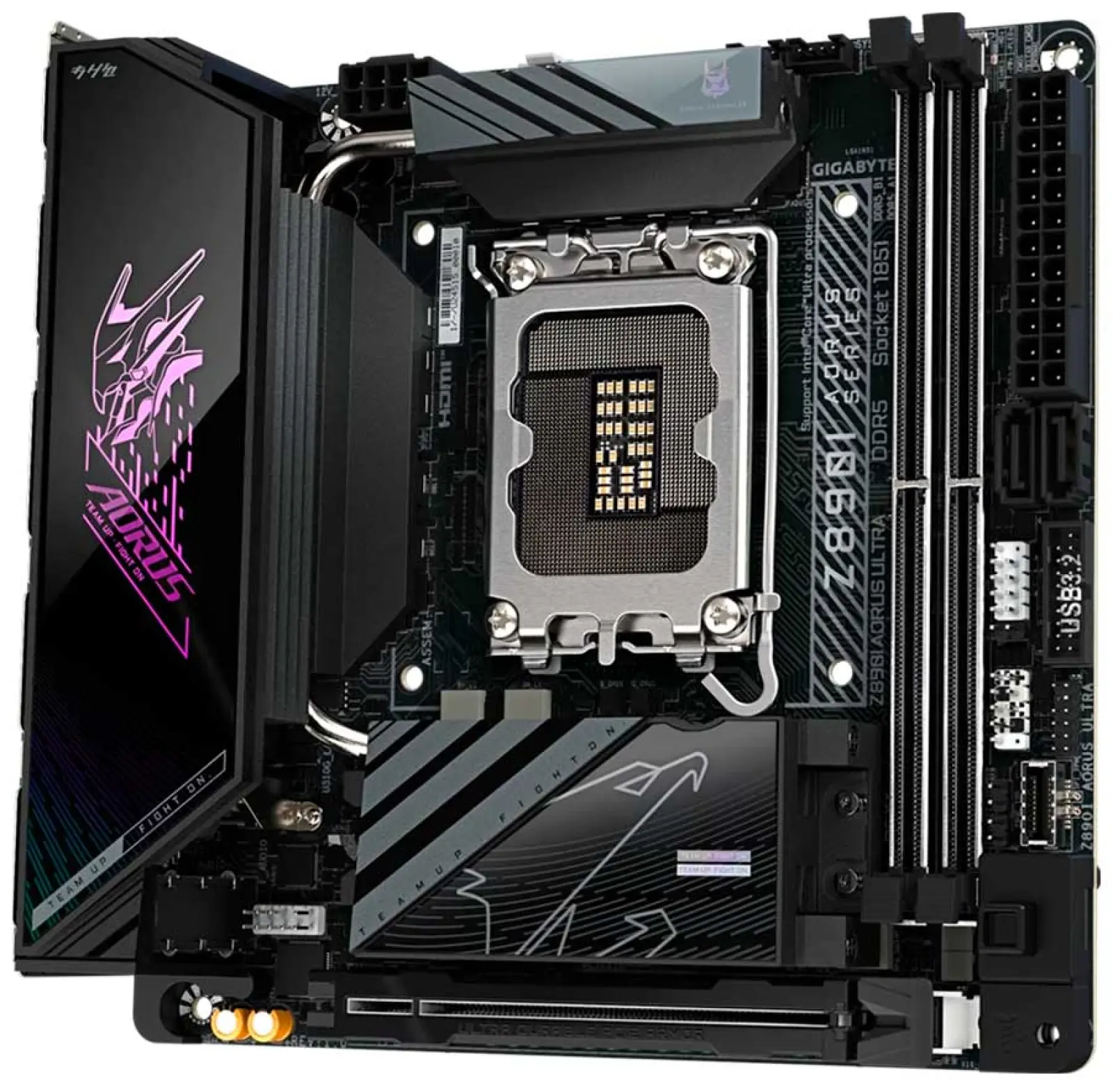 Материнская плата Gigabyte Z890I AORUS ULTRA (s1851, Mini-ITX)