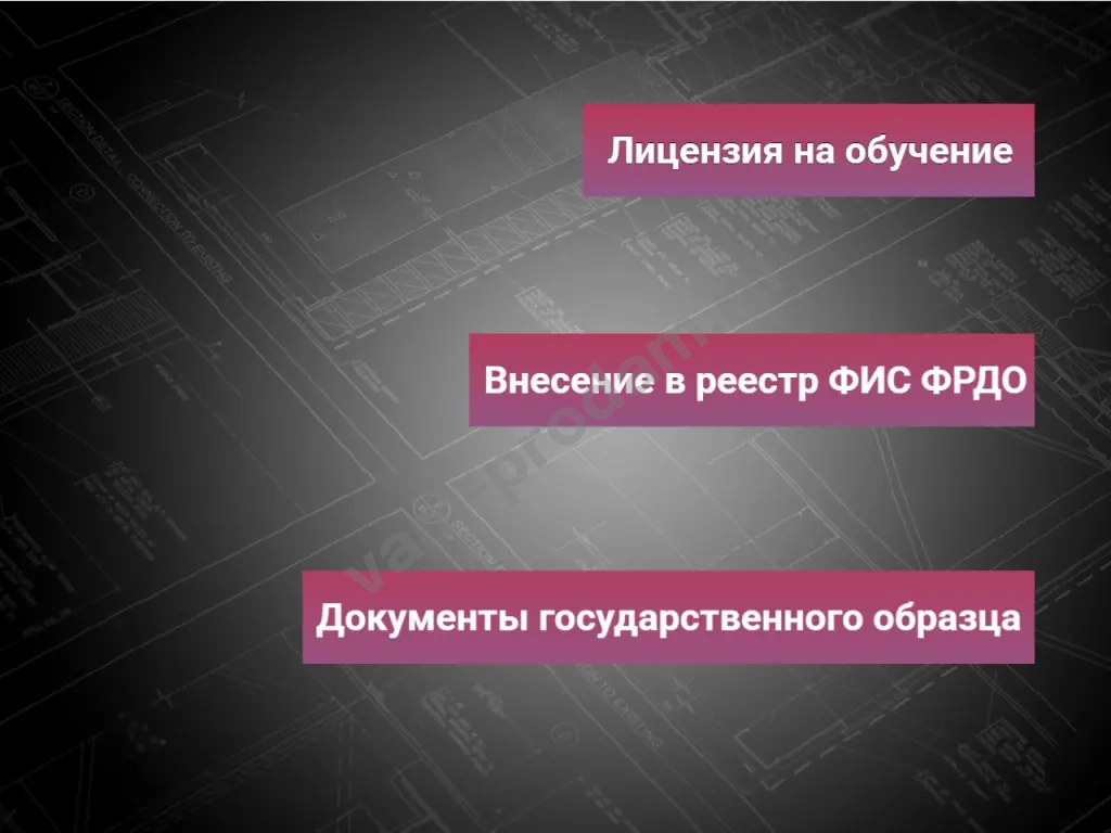 Повышение квалификации, Удостоверения, Обучение