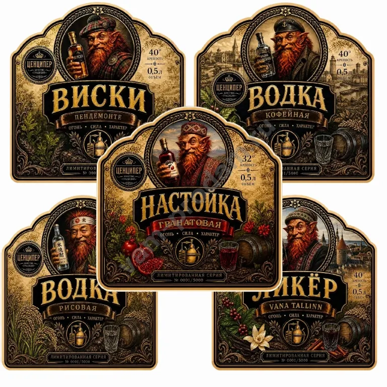 дизайн и печать этикеток