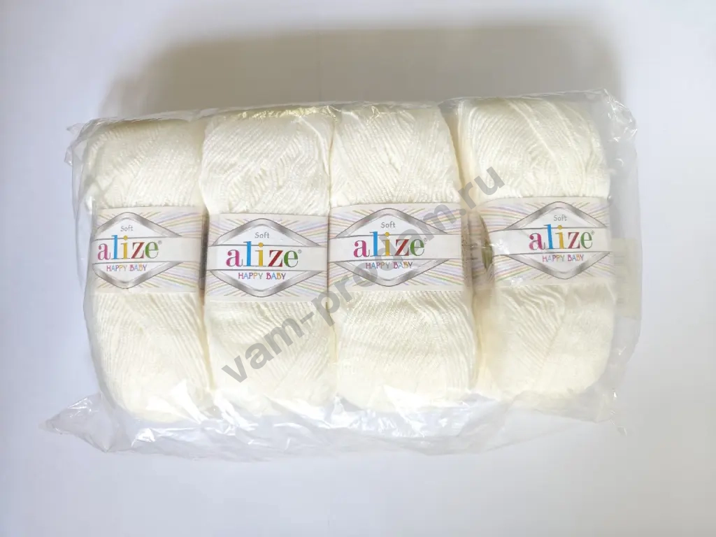 Пряжа Alize Happy Baby молочный 450