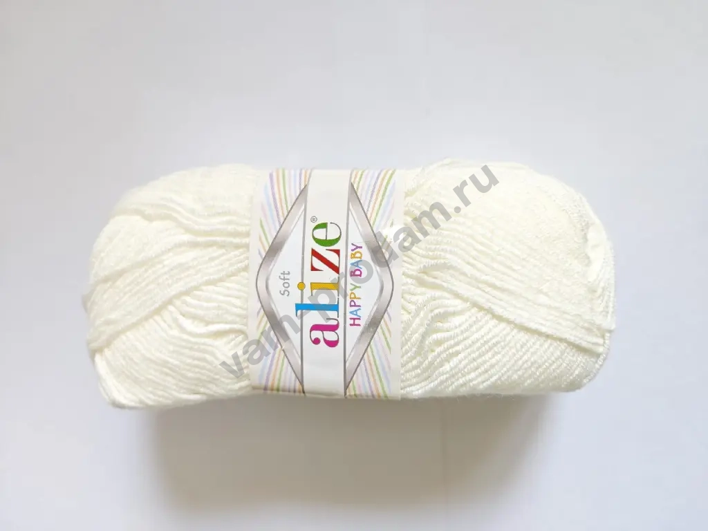 Пряжа Alize Happy Baby молочный 450