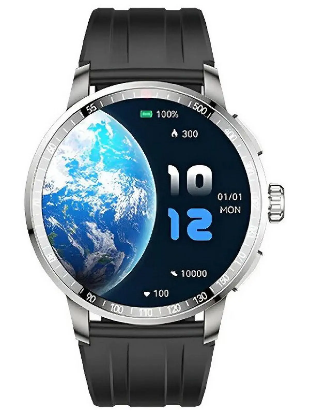 Умные часы Itel ISW-N8 Meteorite Grey Silicone Strap