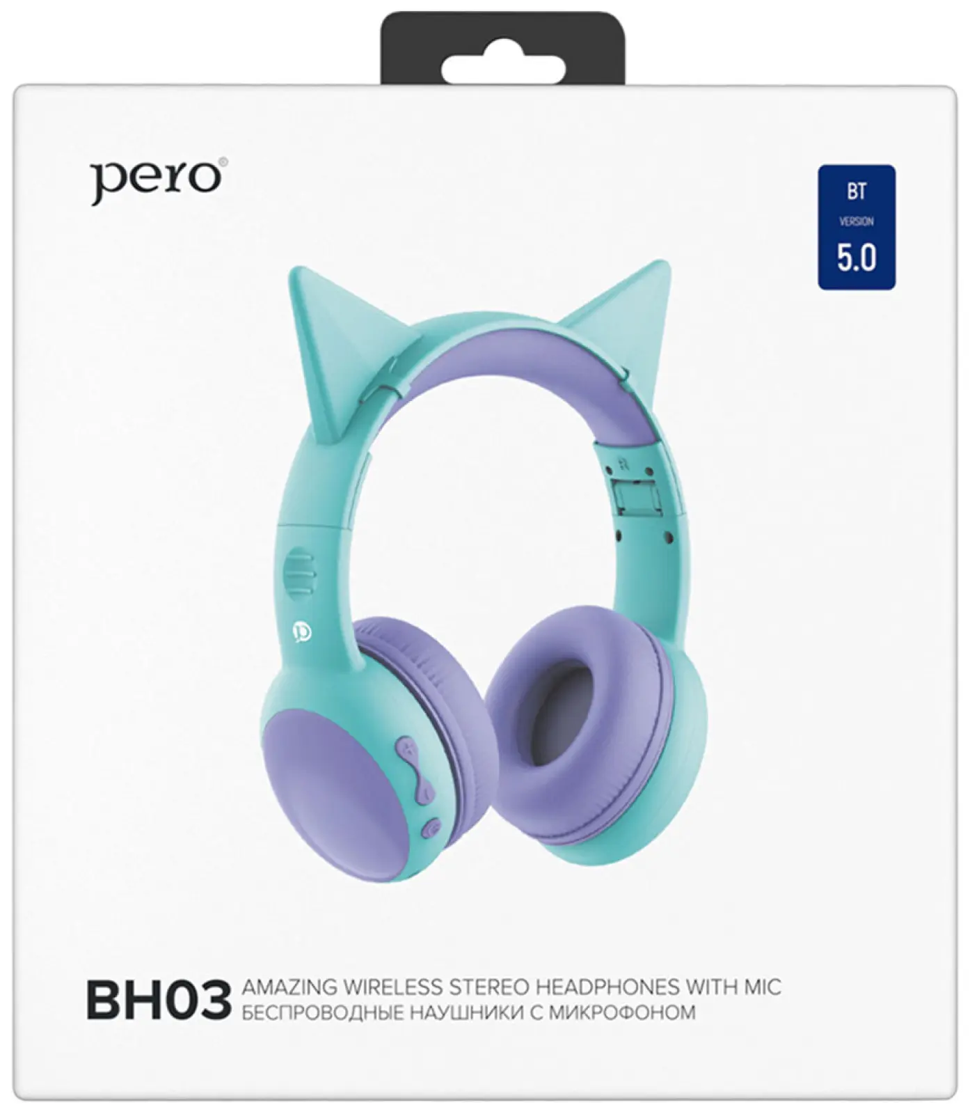 Беспроводные наушники Pero BH03 Tiffany, полноразмерные (PWH-BH03TIF)