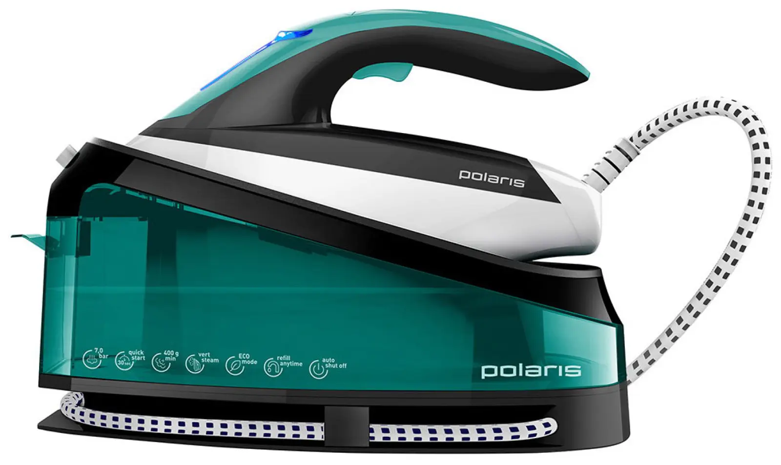 Парогенератор Polaris PSS 7510K, 3000 Вт, паровой удар 400 г/мин