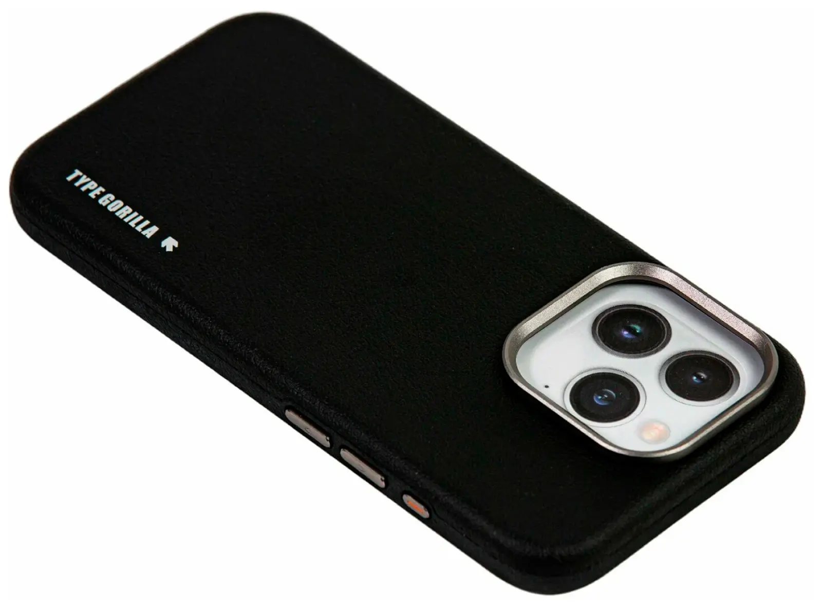 Чехол с магнитным покрытием Type Gorilla Premium Magnetic iPhone 15 Pro, Black Leather (BL-T52-iP15P-LTR-BK)
