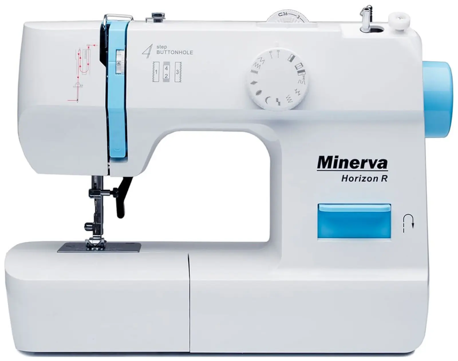 Швейная машина Minerva Horizon R, белая (M-HR)