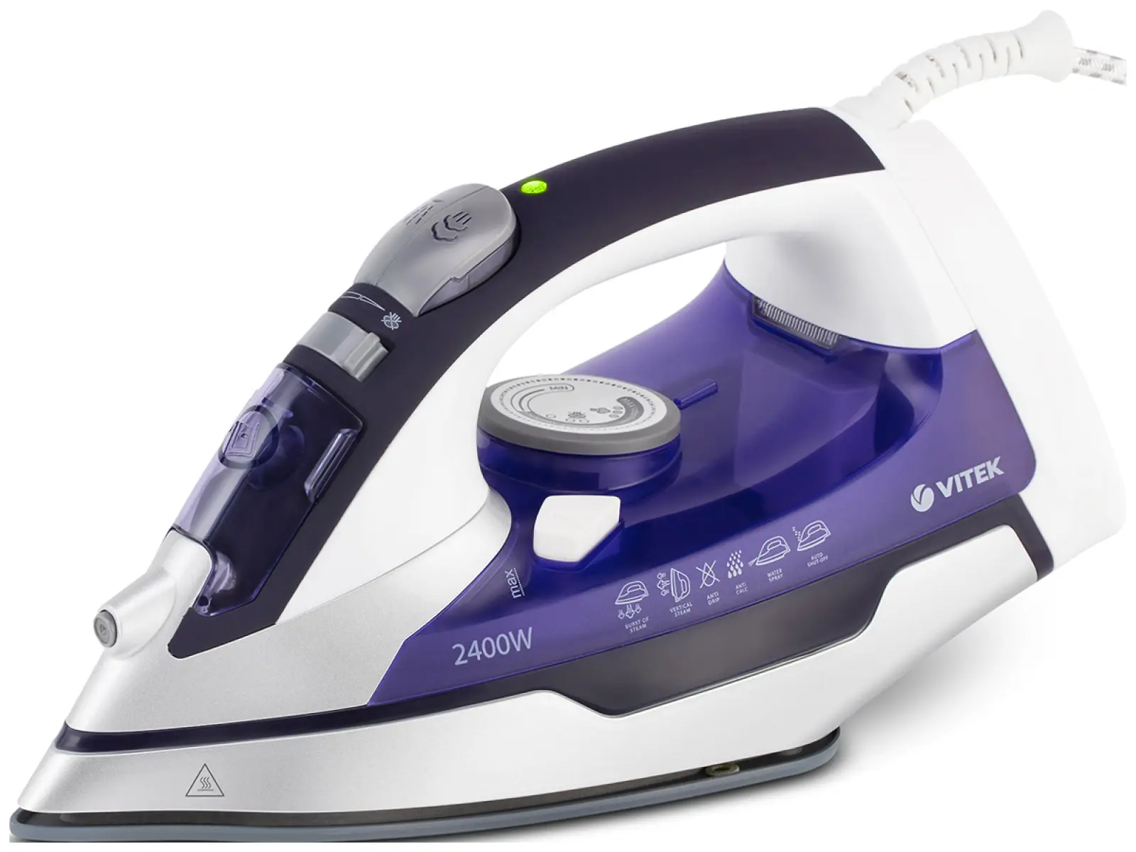 Утюг Vitek VT-1257, 2400 Вт, фиолетовый