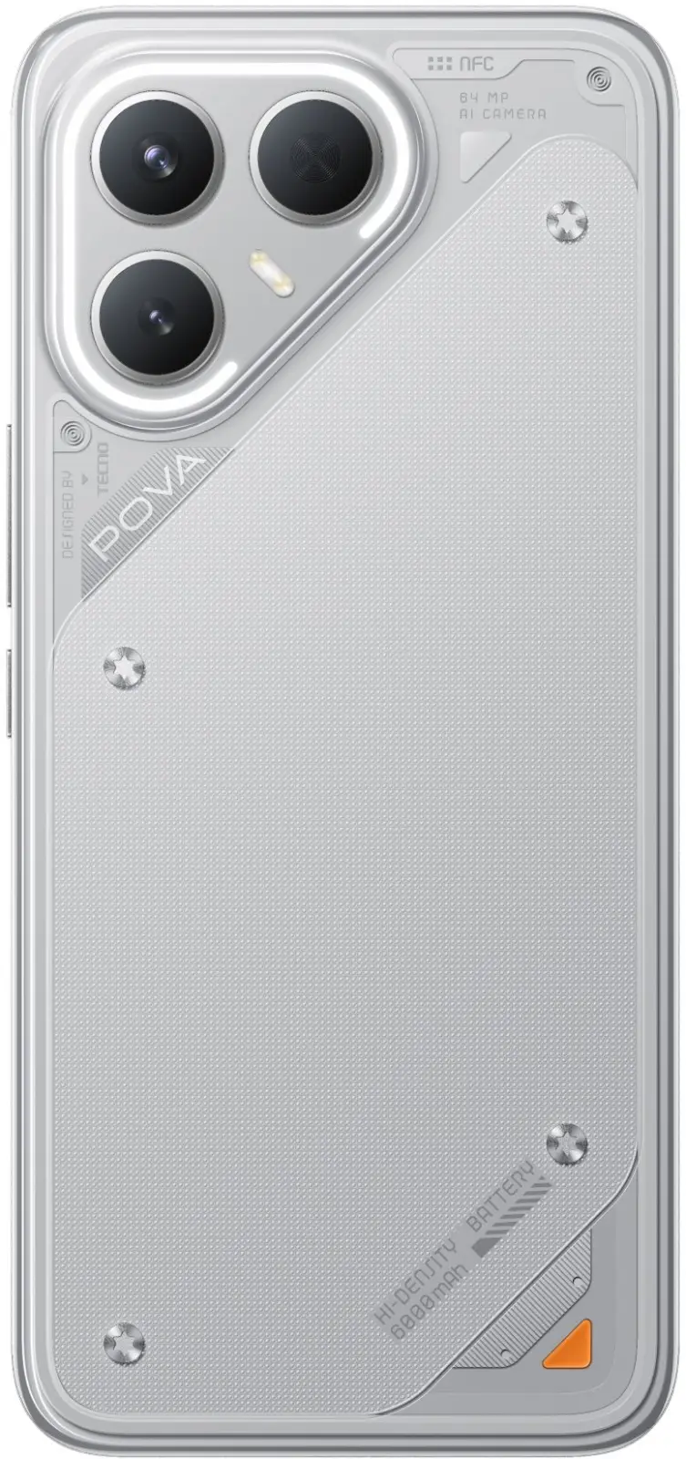 Смартфон Tecno POVA 7 Pro 5G 256Gb 8Gb серый