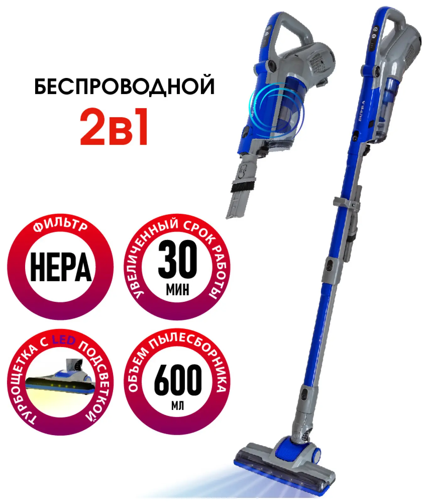 Пылесос вертикальный Supra VCS-4094