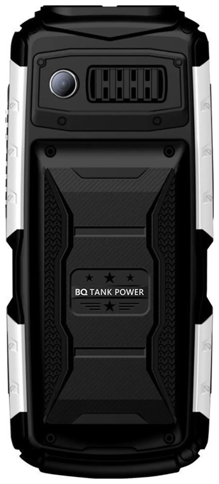 Мобильный телефон BQ 2430 Tank Power Чёрный Серебро