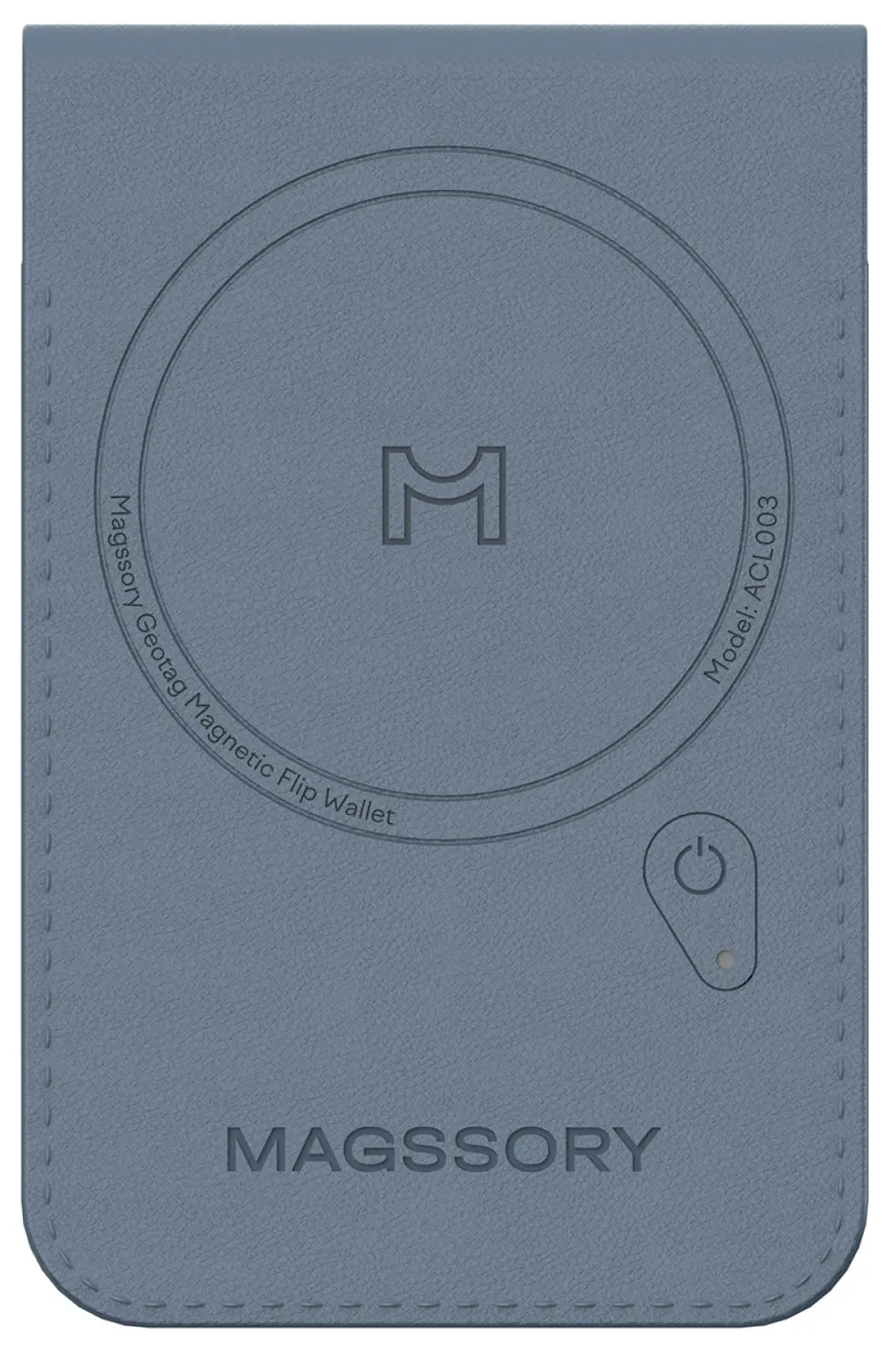 Кошелек-кардхолдер Magssory Geotag Magnetic Flip Wallet, совместимый с MagSafe и Find My, cobalt (ACL003)