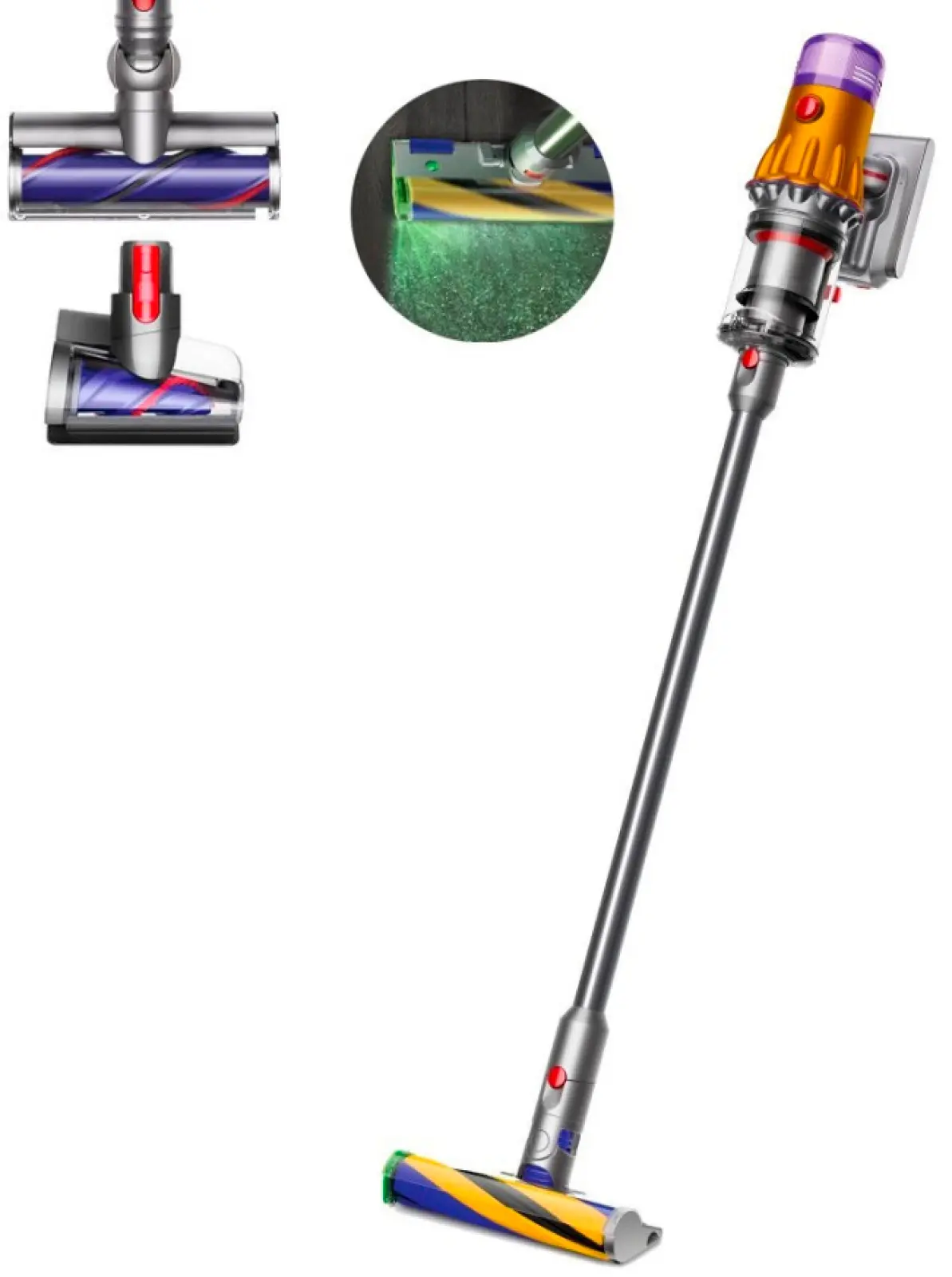 Пылесос вертикальный Dyson V12 Detect Slim Absolute (470521-01)