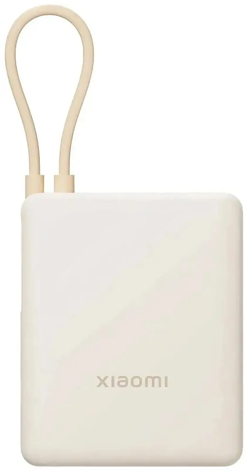 Внешний аккумулятор Xiaomi Power Bank, 10000 mAh, 33W, Integrated Cable, Tan GL (BHR9333GL)