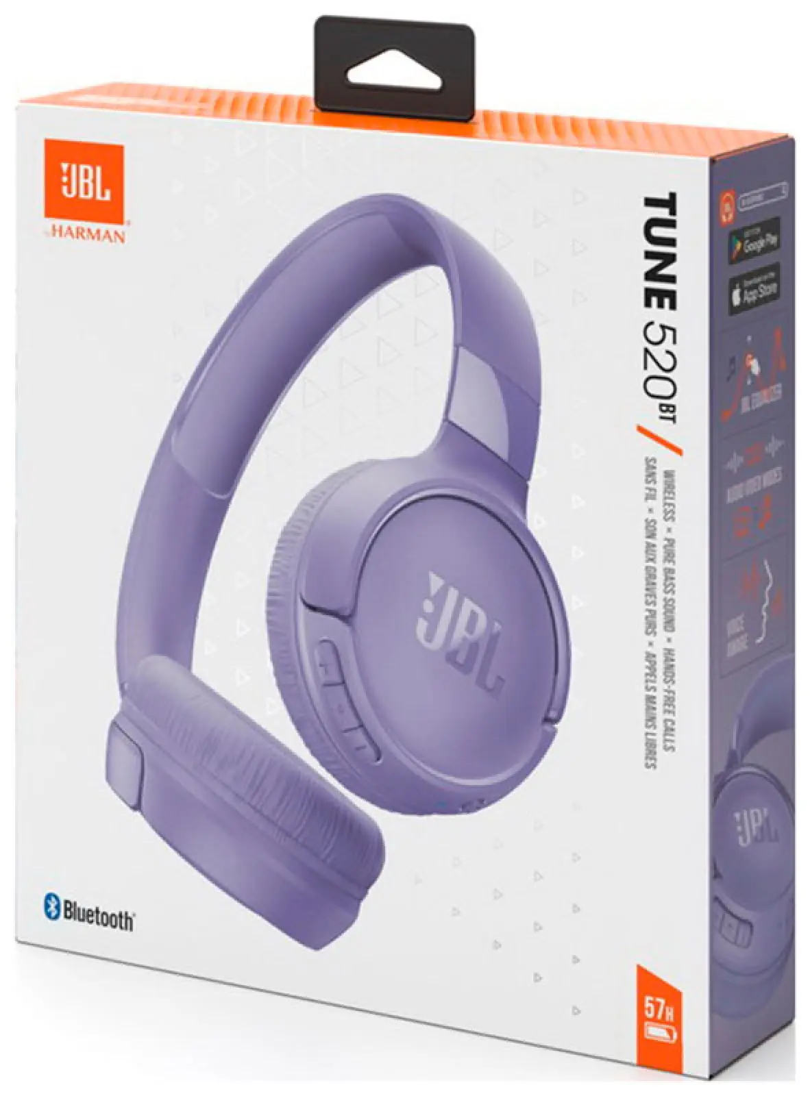 Беспроводные наушники JBL T520BT purple