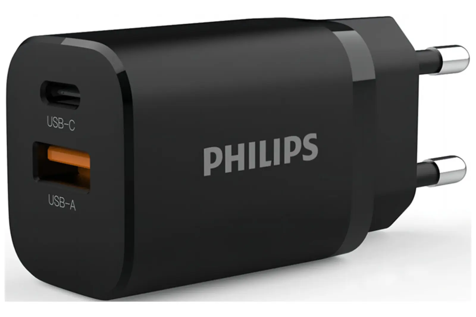 СЗУ Philips GAN PD30W+QC3.0, черный (DLP5331CB/74)