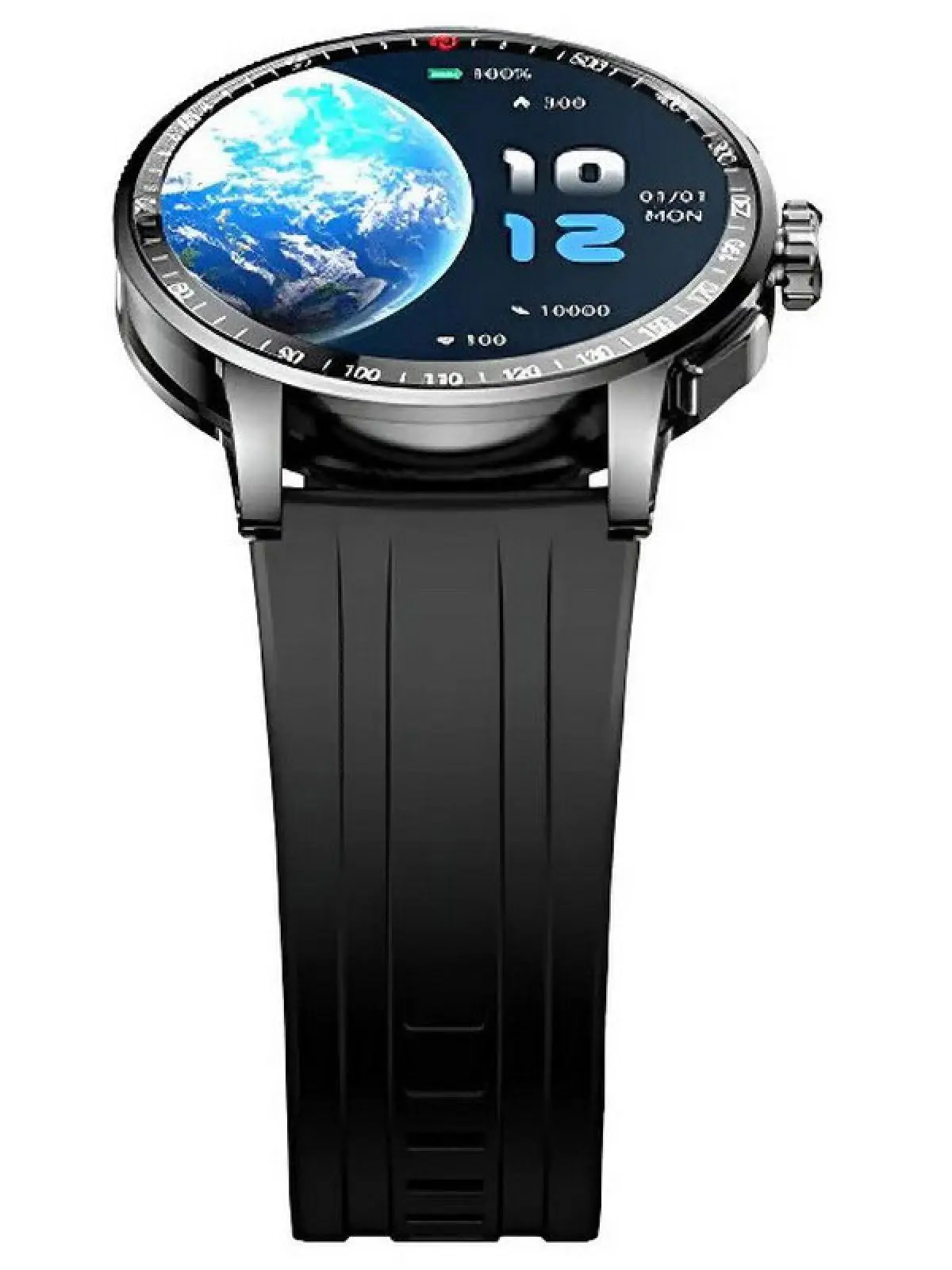 Умные часы Itel ISW-N8 Meteorite Grey Silicone Strap