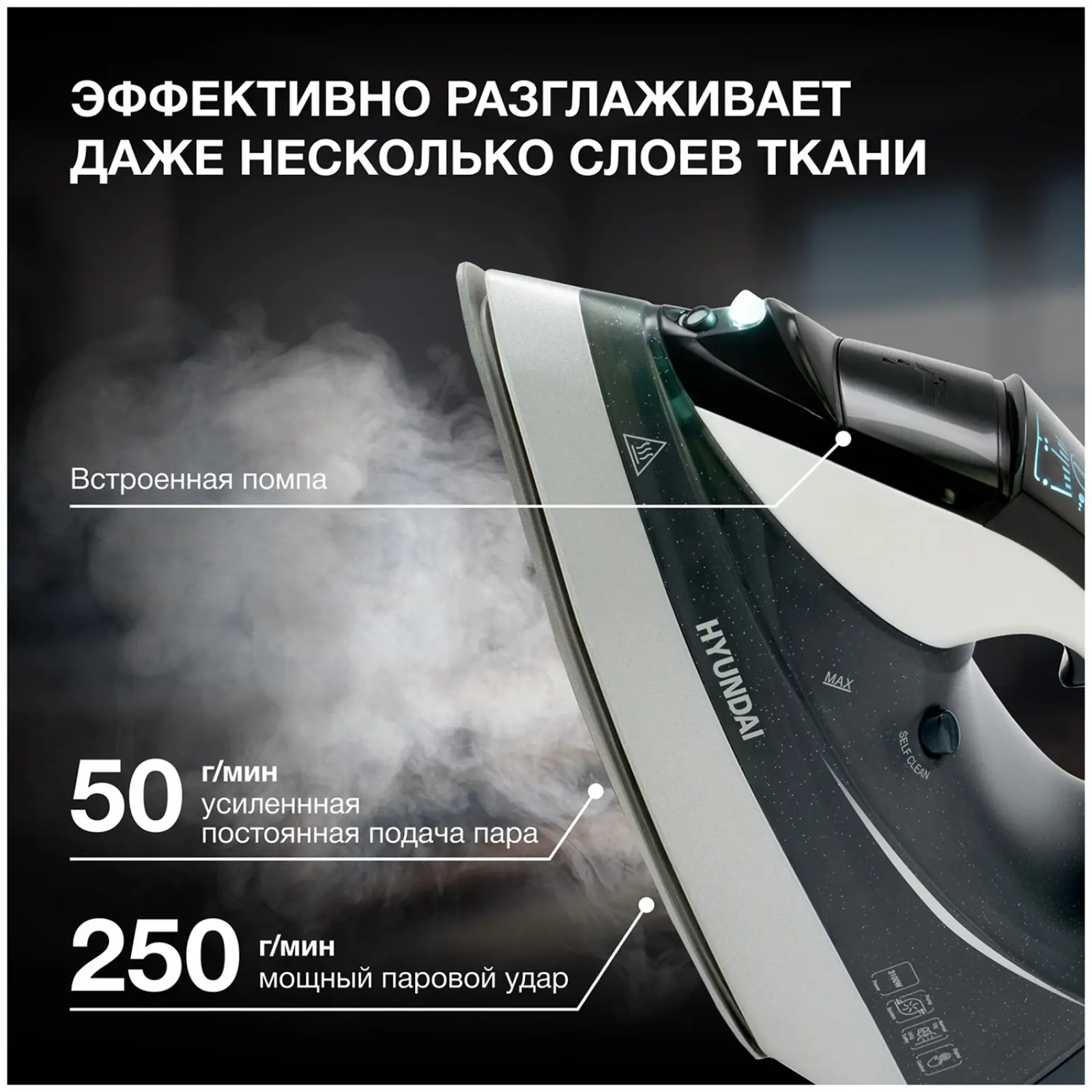 Утюг Hyundai H-SIP3100