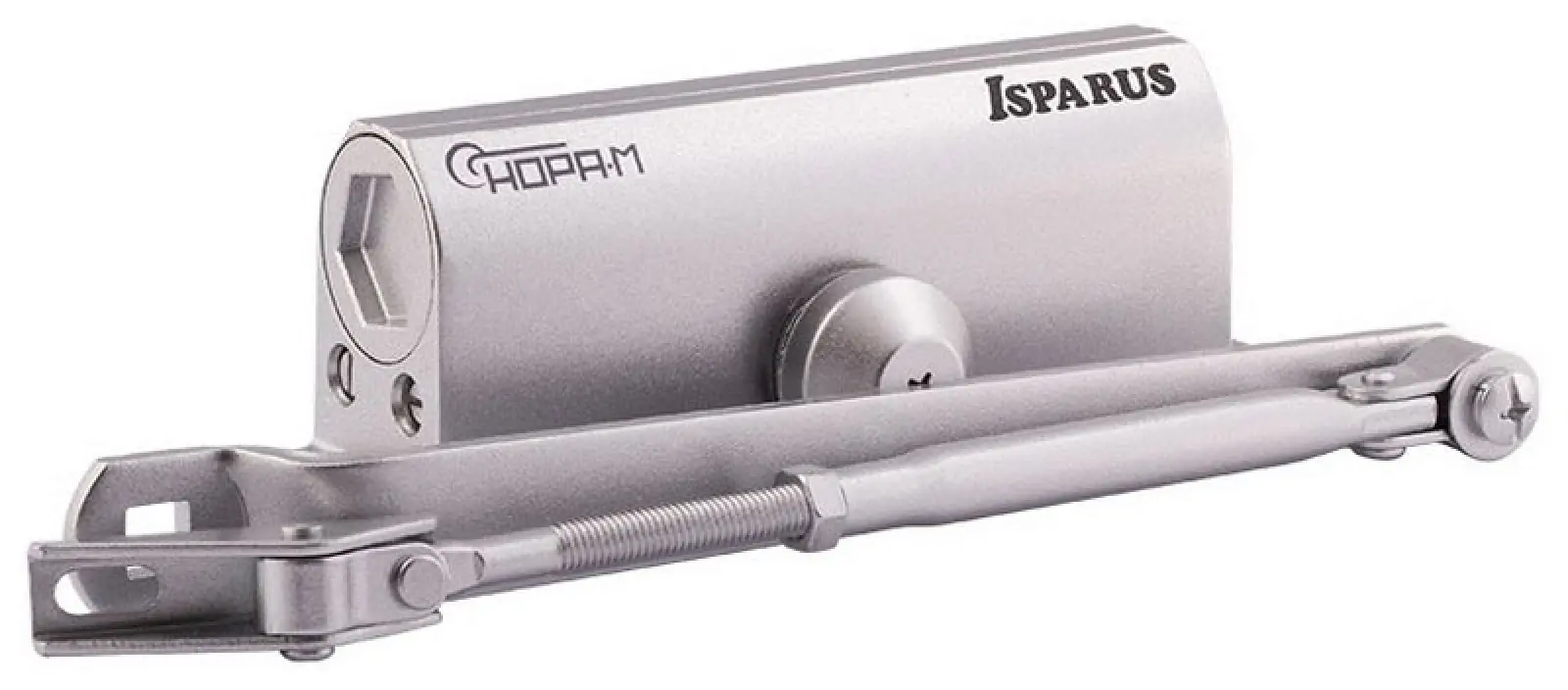 Доводчик Нора-М 430F ISPARUS (50-110 кг), Серебро (18406)