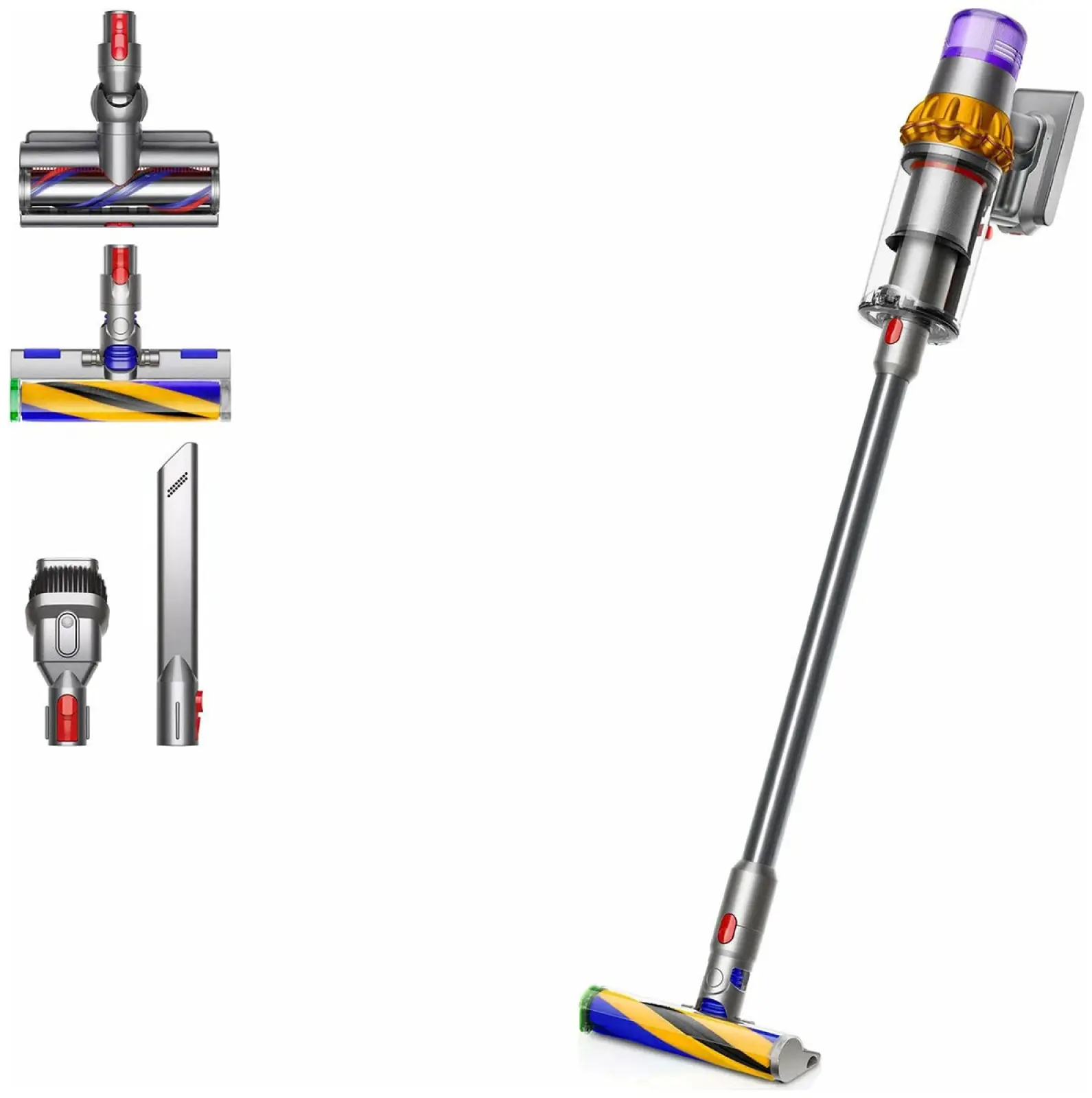 Ручной пылесос Dyson V15 DT SV47 Yellow/Nickel Vacc (EU) (446986-01)