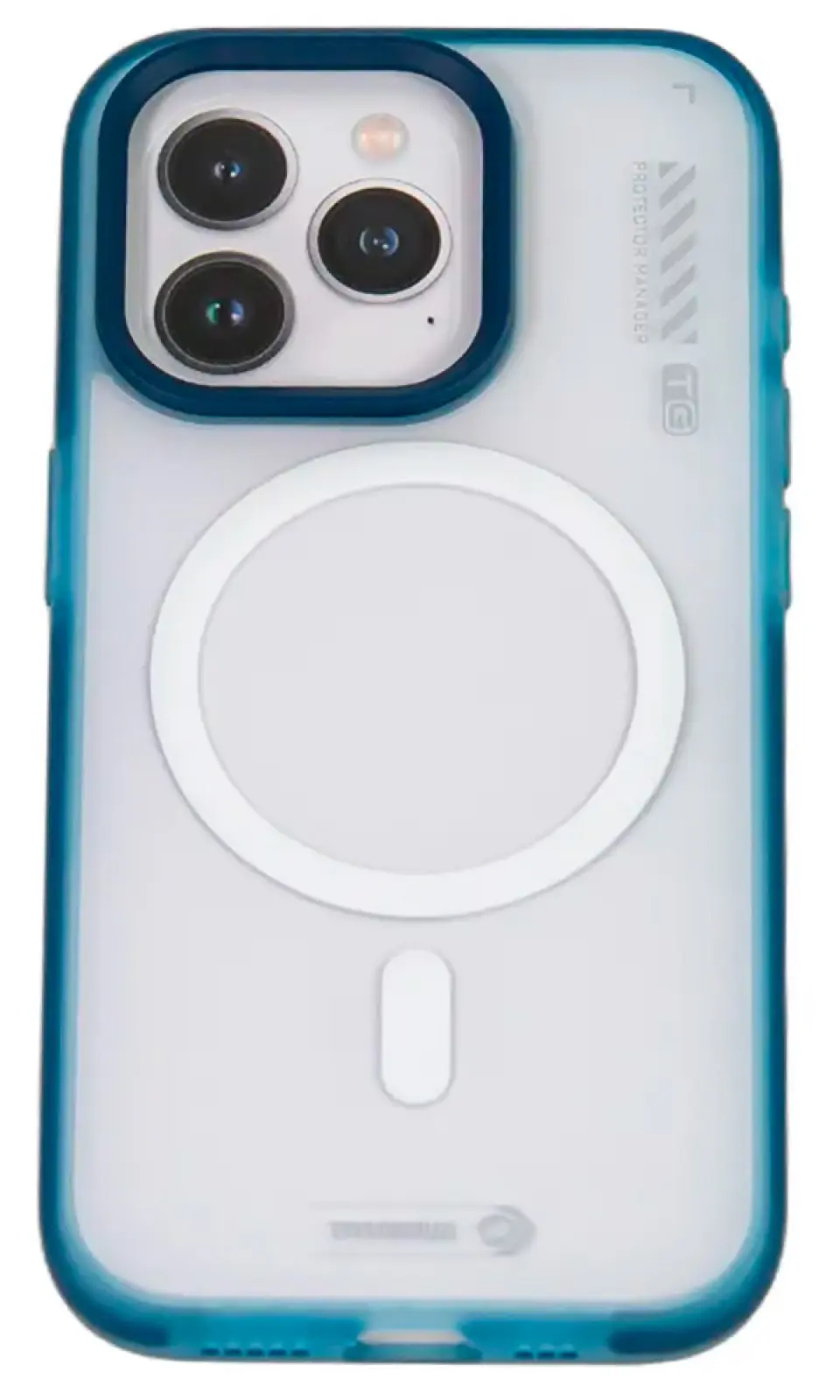 Чехол с магнитным покрытием Type Gorilla Dual Color iPhone15 pro Max, Dark Blue (BL-T46-iP15PM-DC-DBL)