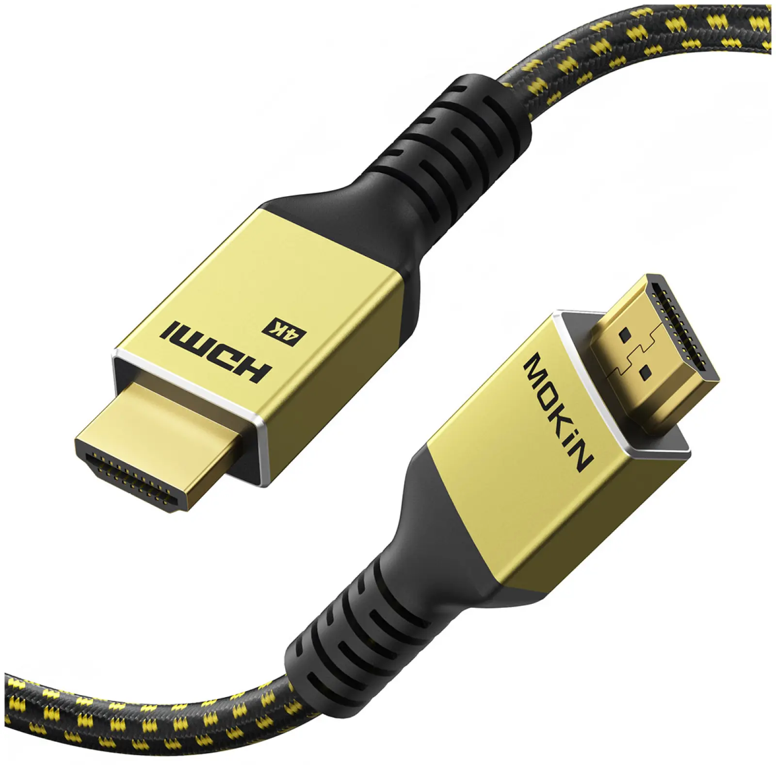 Кабель плетеный Mokin MOHD0120-GO HDMI to HDMI, 2 м