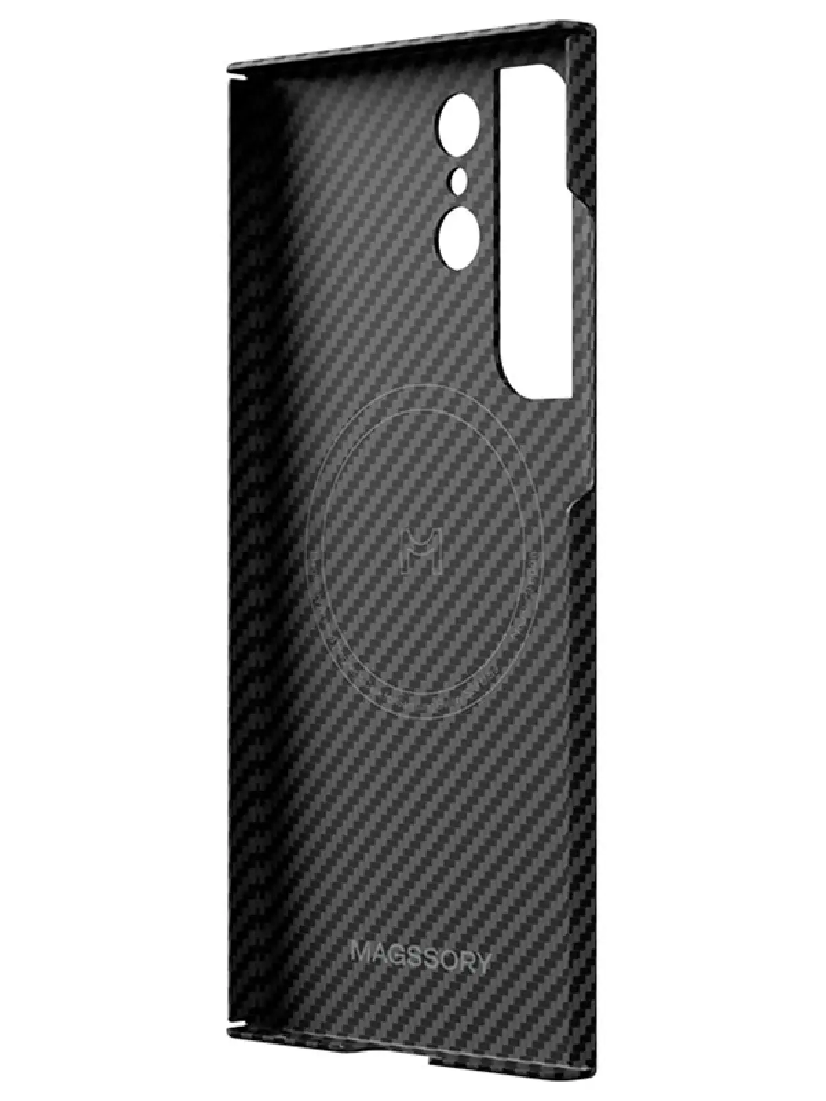 Чехол Magssory для Samsung Galaxy S23 Ultra, кевлар (арамид) с магнитами