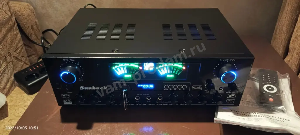 Усилитель Sunbuck AV888BT