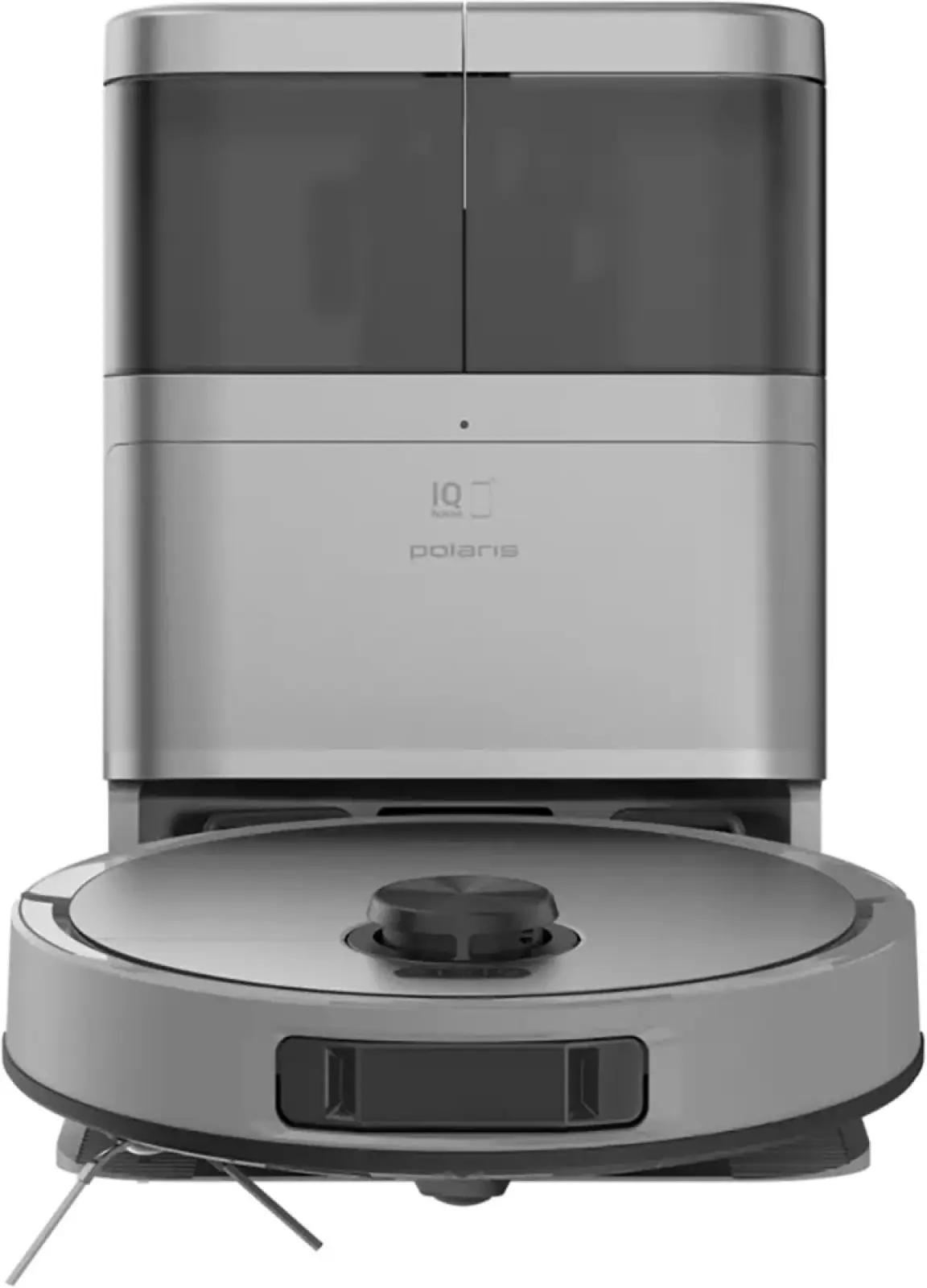 Робот-пылесос со станцией самоочистки Polaris PVCRAC 7290 WIFI IQ Home, серый