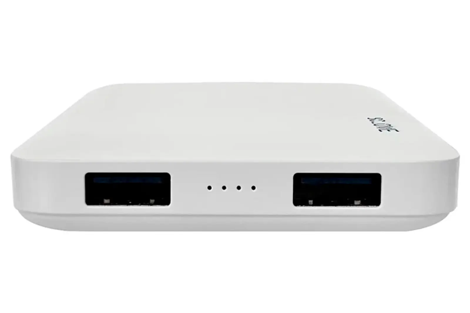 Внешний аккумулятор Solove Power Bank 10000 mAh, Type-C с 2 x USB выходом, кожаный чехол (001M+ White RUS) русская версия, белый