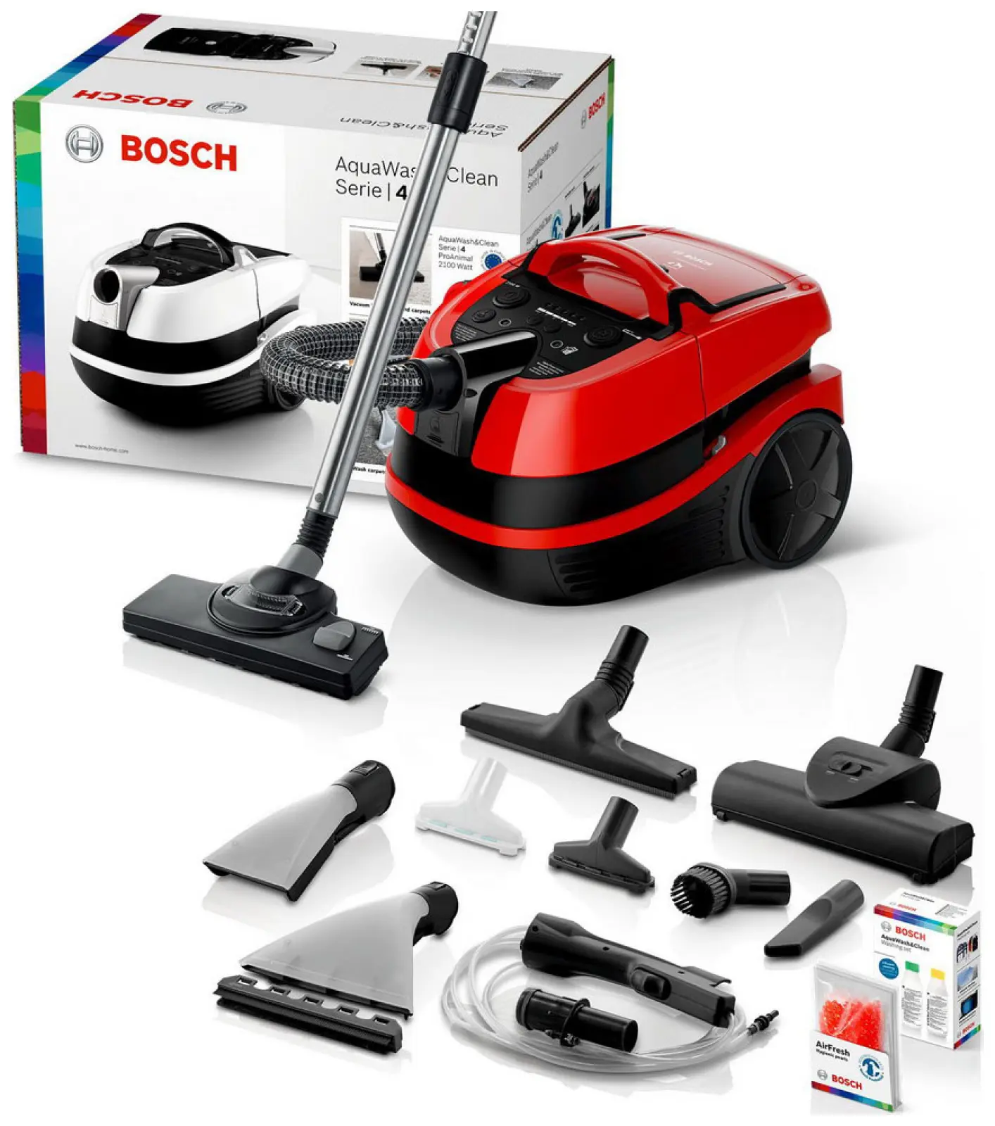 Моющий пылесос Bosch Serie 4 ProAnimal BWD421PET
