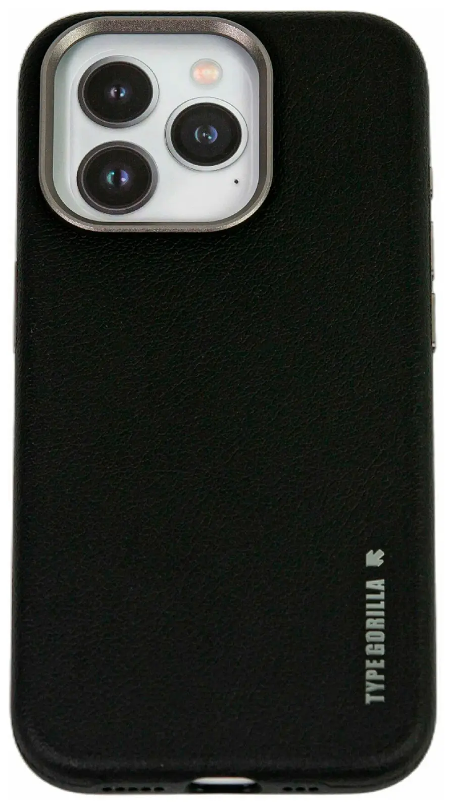 Чехол с магнитным покрытием Type Gorilla Premium Magnetic iPhone 15 Pro, Black Leather (BL-T52-iP15P-LTR-BK)