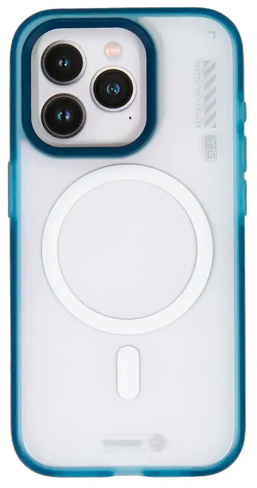 Чехол с магнитным покрытием Type Gorilla Dual Color iPhone15 pro Max, Dark Blue (BL-T46-iP15PM-DC-DBL)