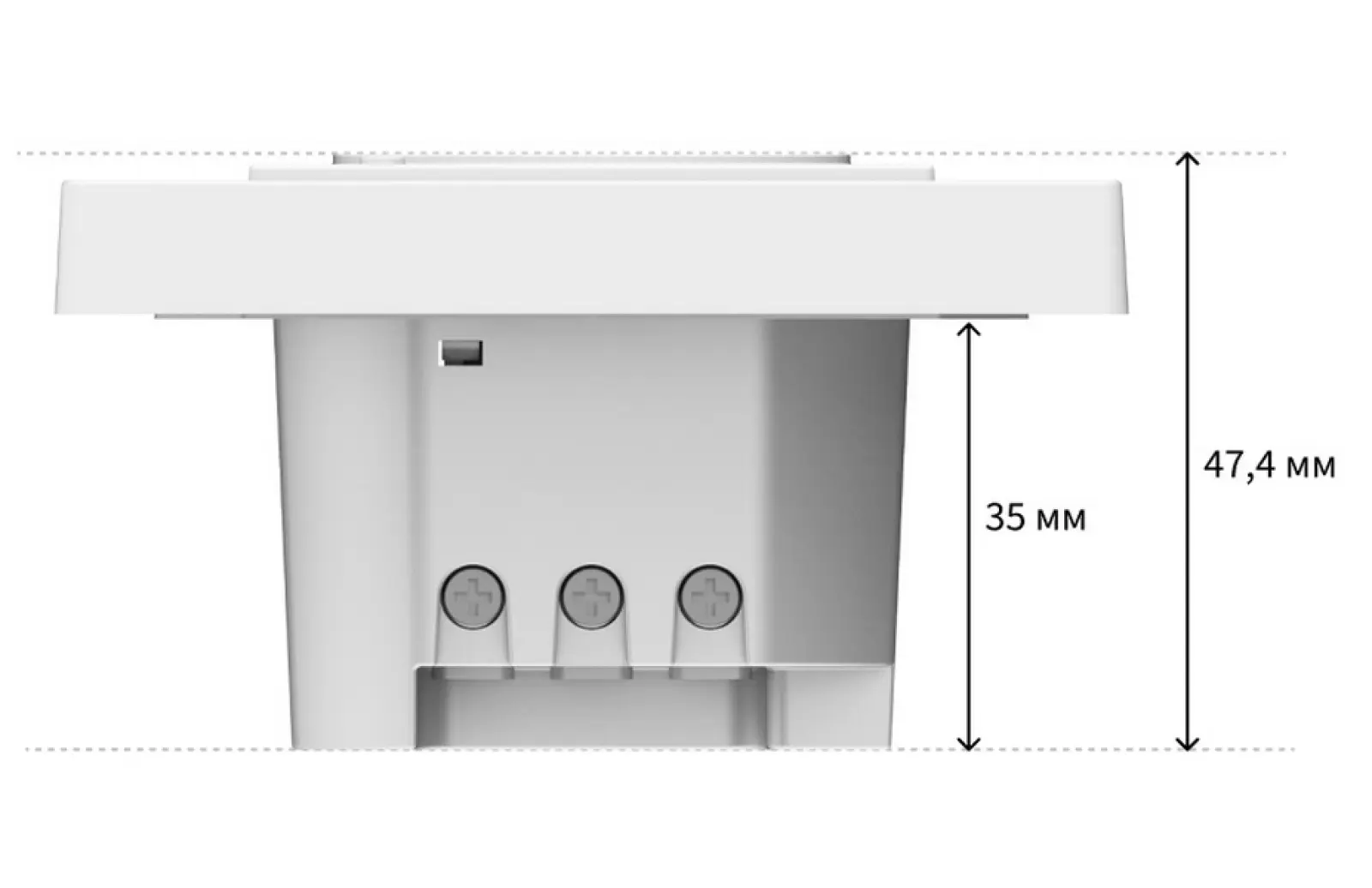 Умная розетка Aqara Wall Outlet H2 EU, белый (WP-P01D)