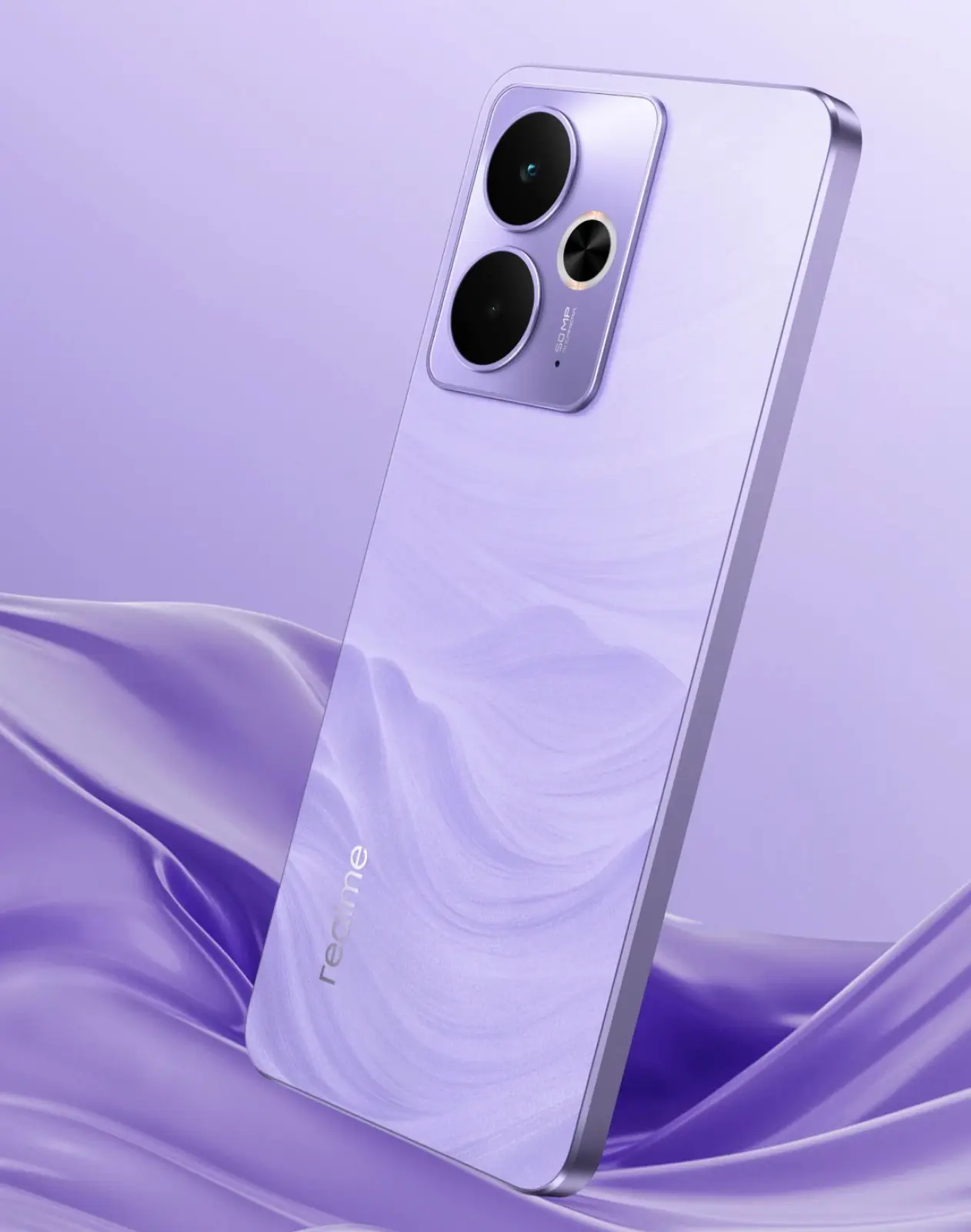 Смартфон Realme 14T 5G RMX5078 12+256 ГБ фиолетовый