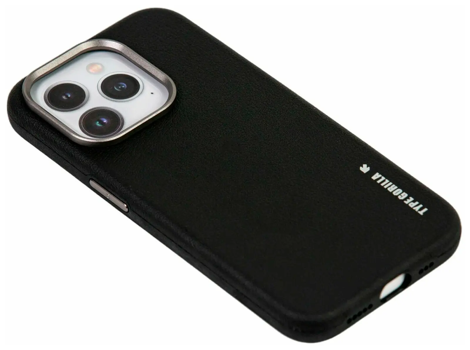 Чехол с магнитным покрытием Type Gorilla Premium Magnetic iPhone 15 Pro, Black Leather (BL-T52-iP15P-LTR-BK)