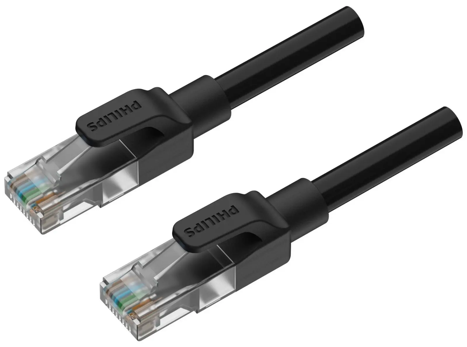 Патч-корд Philips CAT.6, 26AWG, OD:6.0mm, 3M, Black (SWN2103G/56)