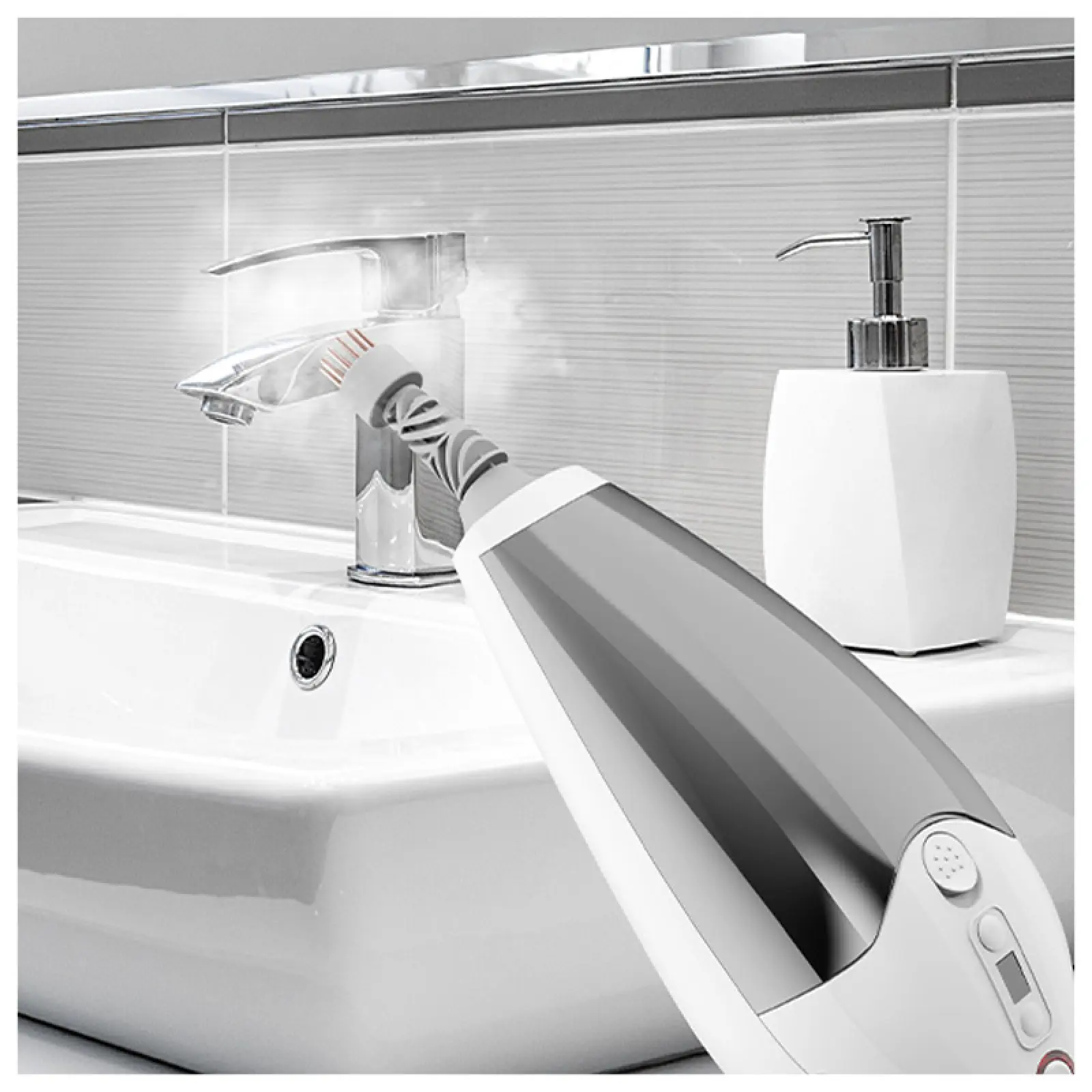 Паровая швабра BQ SM2009 White-gray
