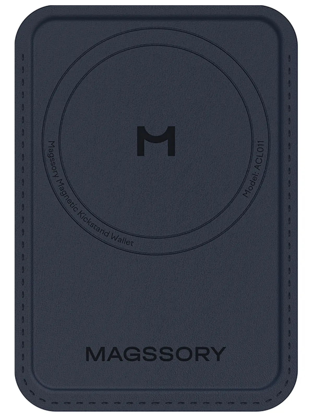Кошелек-кардхолдер Magssory Duo c подставкой и магнитами, совместимый с MagSafe, blue (ACL011)