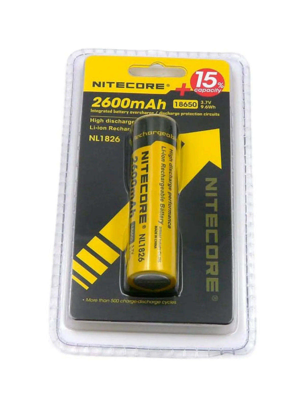 Аккумулятор Nitecore NL1826 18650 3.7v 2600mA