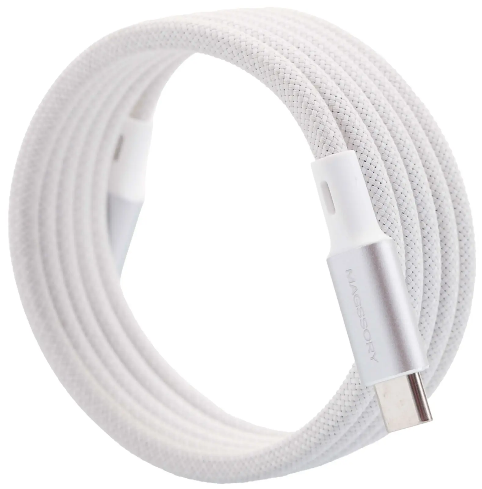 Магнитный кабель Magssory 60W, USB-C, 1,2 м, silver/серебро (CBL001)