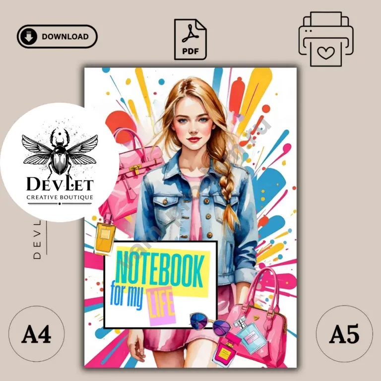 Цифровые страницы для планера или блокнота "Notebook"