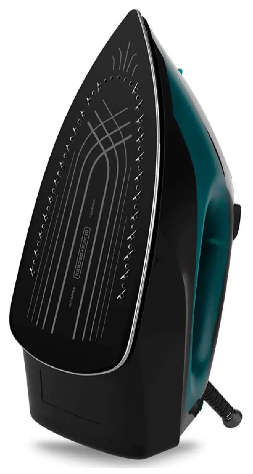 Утюг Black+Decker BXIR2403E, мощность 2400 Вт, паровой удар 150 г/мин
