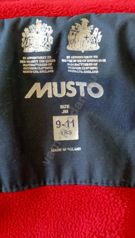 Куртка Musto 9-11 лет демисезон