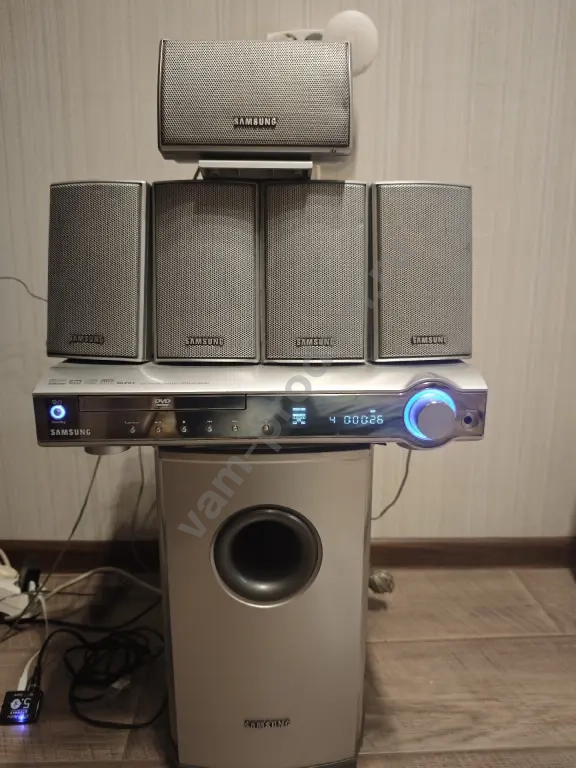 мощный центр Самсунг с 2 aux,bluetooth,fm
