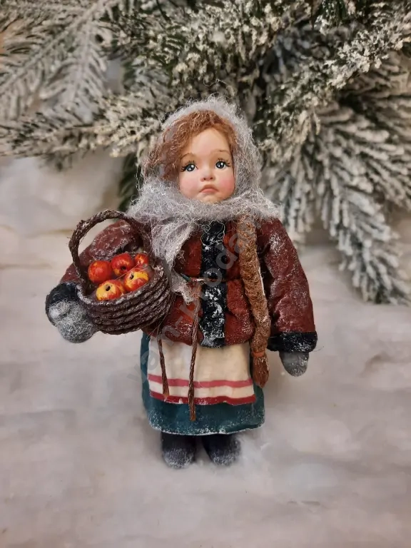 Ватная ёлочная игрушка