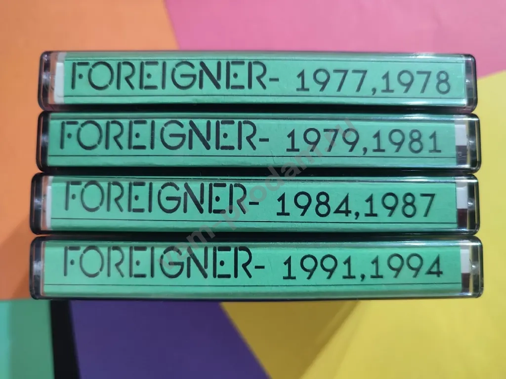 Аудиокассеты 90мин Foreigner кассеты магнитная лентв