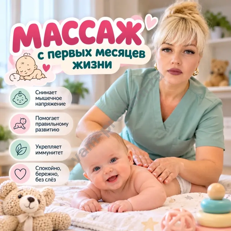 детский массаж выезд на дом, западный обход