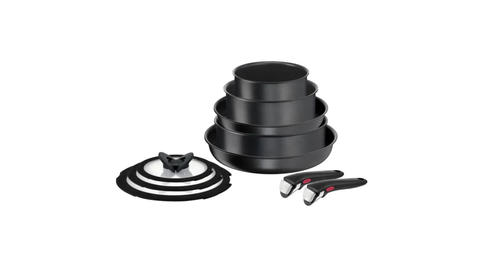 Ingenio Daily Chef Black 10 предметов 16/20/24/24/28 см L7629142