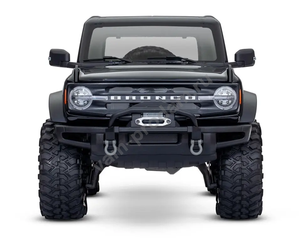 Traxxas TRX-4 1/10 Trail Crawler Truck w/2021 Ford Bronco Body (Shadow Black) & TQi 2.4GHz Radio