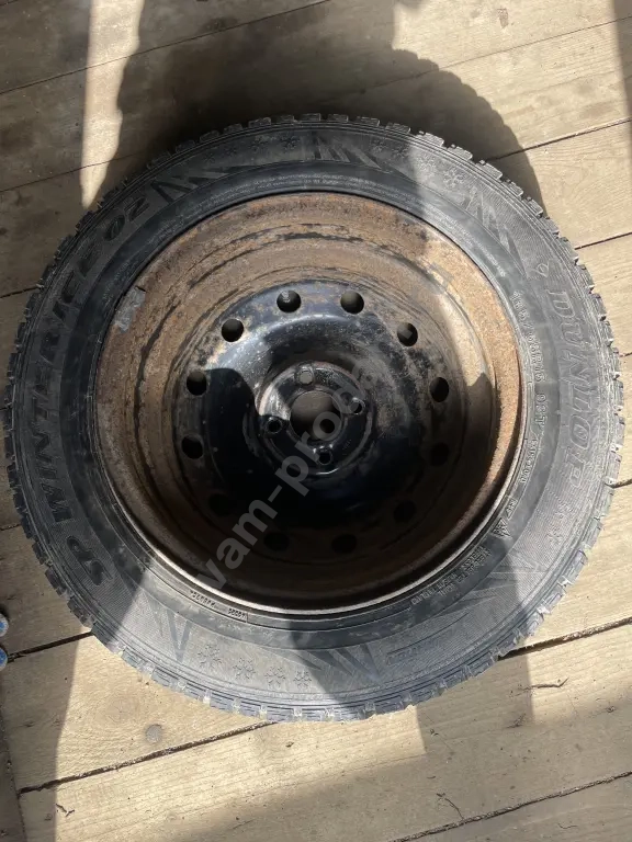 колеса в сборе Рено Ларгус зимние шипованные